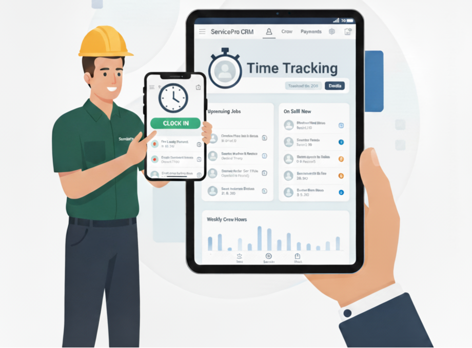 LawnPro Time Tracking and Timesheets