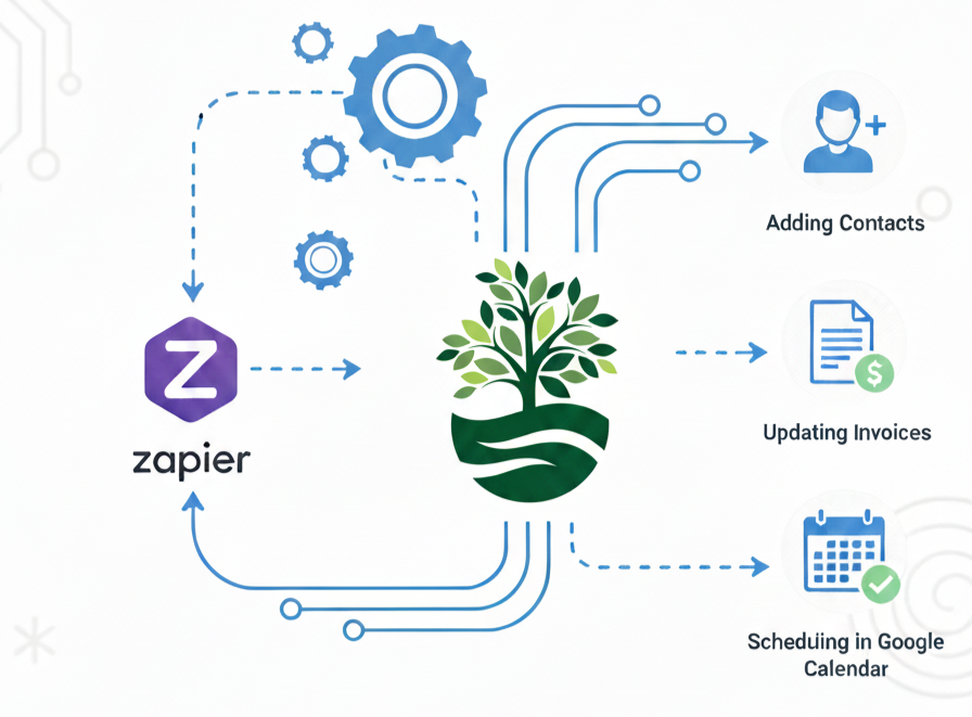LawnPro zapier integration