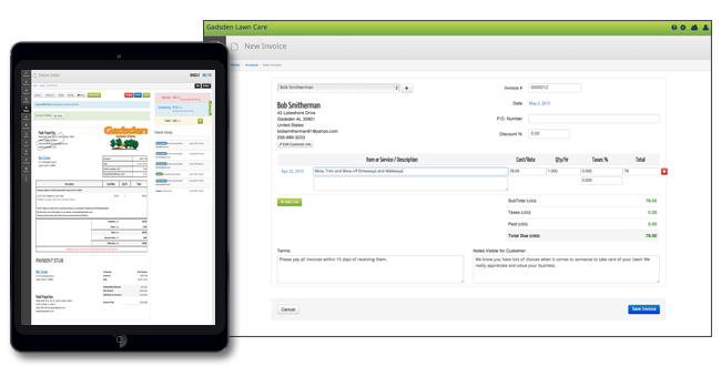 Create an invoice manually